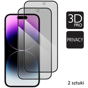 2 Stk. | moVear GLASS mSHIELD 3D PRO privacy für Apple iPhone 14 Pro Max (6.7") | (Privatisierung)