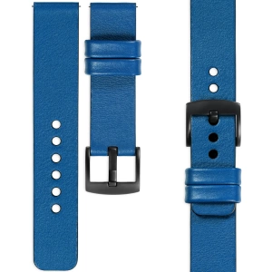 moVear Prestige S1 22mm Lederarmband für Xiaomi Watch S1 / Mi Watch / Amzfit Blau [Schließe nach Wahl]