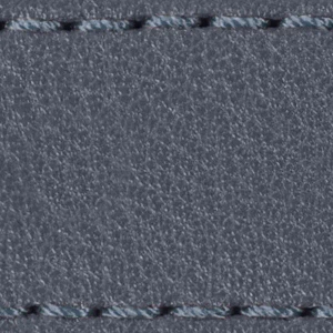 Gurt C1 20mm | Stahlgrau / Stahlgrau Thread | Lederteile ohne Schnalle