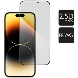 moVear GLASS mSHIELD 2.5D MAX privacy für Apple iPhone 14 Pro (6.1") | (Privatisierung, Handyhülle freundlich)