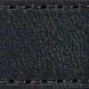 Uhrenarmbandpolster W1 24mm | Schwarz / Schwarz Faden