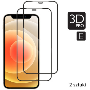 2 Stk. | moVear GLASS mSHIELD 3D PRO-E für Apple iPhone 12 Mini (5.4") (Handyhülle freundlich)