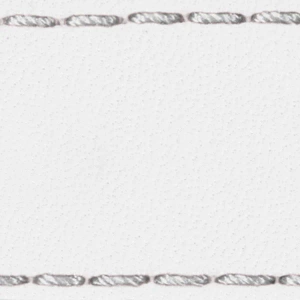 Gurt C1 20mm | Weiß / Silber Thread | Lederteile ohne Schnalle