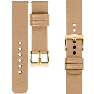 moVear Prestige S1 20mm Uhrenarmband aus Leder | Cappuccino [Größen XS-XXL und Schnalle zur Auswahl]