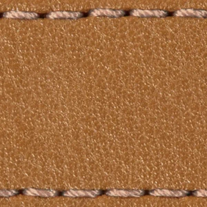 Gurt C1 22mm | Hellbraun / Roségold Thread | Lederteile ohne Schnalle