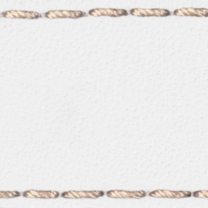 Gurt C1 24mm | Weiß / Nude-Rosa Thread | Lederteile ohne Schnalle