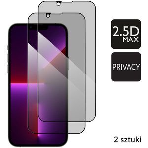 2 Stk. | moVear GLASS mSHIELD 2.5D MAX privacy für Apple iPhone 14 Plus / 13 Pro Max (6.7") | (Privatisierung, Handyhülle freundlich)