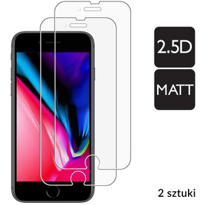 2 Stk. | moVear GLASS mSHIELD 2.5D MATT für Apple iPhone 8 Plus / 7 Plus (5.5") | (Antireflex, Handyhülle freundlich)