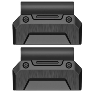 moVear | 22mm watch strap adapter for Garmin QuickFit 26mm Fenix / Epix / Quatix / Tactix / Enduro - 51mm | Black, Stainless steel +PVD