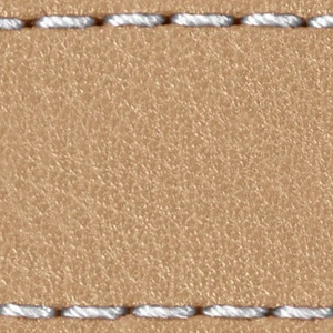Strap C1 18mm | Cappuccino / White thread | Leather parts without buckle