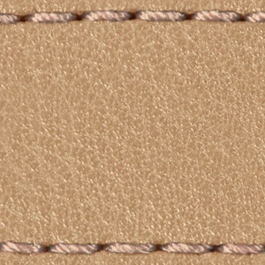 Strap C1 22mm | Cappuccino / Rose gold thread | Leather parts without buckle