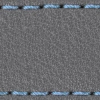 Strap C1 22mm | Gray / Sky blue thread | Leather parts without buckle