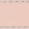 Strap C1 19mm | Flesh pink / Silver thread | Leather parts without buckle