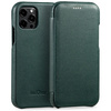 moVear flipSide S Leather slim case for Apple iPhone 12 Pro / 12 (6.1") | Nappa leather (Bottle green)