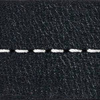 Strap C2 22mm | Black / White thread | Leather parts without buckle