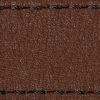 Watch strap pad W1 26mm | Dark brown / Black thread