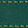Watch strap pad W1 26mm | Bottle green / Gold thread