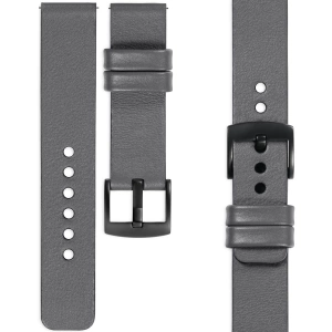 moVear Prestige S1 22mm Leather strap for Xiaomi Watch S1 / Mi Watch / Amzfit Gray [sizes XS-XXL and buckle to choose from]