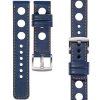 moVear Prestige R1 26mm leather watch strap | Navy blue, Navy blue stitching [sizes XS-XXL and buckle to choose from]