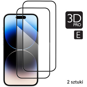 2 pcs. | moVear GLASS mSHIELD 3D PRO-E for Apple iPhone 14 Pro Max (6.7") (case friendly)