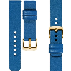 moVear Prestige S1 18mm Leather strap for Huawei Watch GT 5 4 / Pro (42/41mm) Blue [sizes XS-XXL and buckle to choose from]