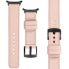 moVear Prestige C1 24mm Flesh pink Leather strap for Samsung Galaxy Watch Ultra | Flesh pink stitching [sizes XS-XXL and buckle to choose from]