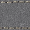 Strap C1 22mm | Gray / Creamy thread | Leather parts without buckle