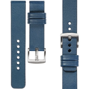 moVear Prestige S1 22mm Leather strap for Xiaomi Watch S1 / Mi Watch / Amzfit Blue Jeans [sizes XS-XXL and buckle to choose from]