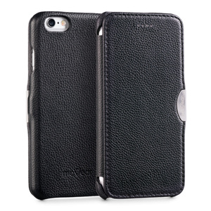 
                    moVear flipSide C Leather case for Apple iPhone 6 / 6s (4.7") | (Black)