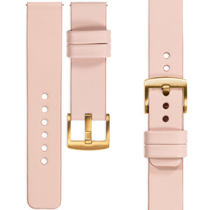 moVear Prestige S1 20mm Leather strap for Huawei Watch GT 3 2 1 / Pro (43/42mm) Flesh pink [sizes XS-XXL and buckle to choose from]