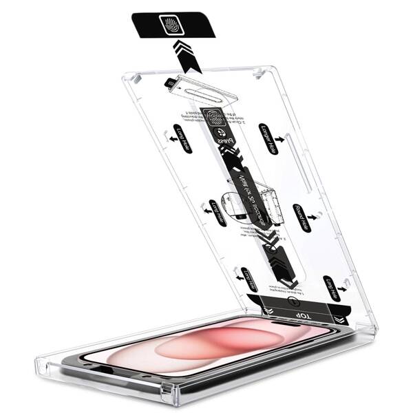 2 pcs. | moVear mBOX GLASS mSHIELD 2.5D MAX MATT for Apple iPhone 15 (6,1") (case friendly, Anti-reflective, with Applicator)