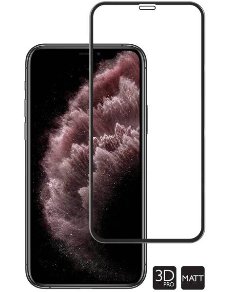 moVear GLASS mSHIELD 3D PRO MATT for Apple iPhone 11 Pro Max / Xs Max (6.5") | (Anti-reflective)