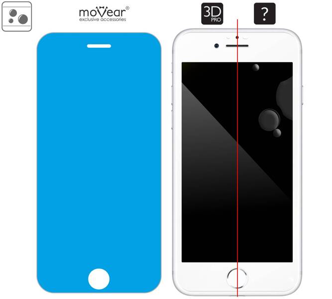 moVear GLASS mSHIELD 3D PRO for Apple iPhone 8 Plus / 7 Plus (5.5") (full screen protection)