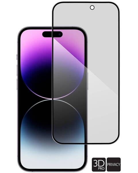 moVear GLASS mSHIELD 3D PRO privacy for Apple iPhone 14 Pro Max (6.7") | (Privatizing)