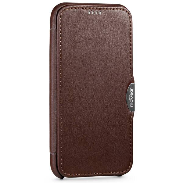 moVear flipSide C Leather case for Apple iPhone 11 Pro (5.8") | Nappa leather (Dark brown)