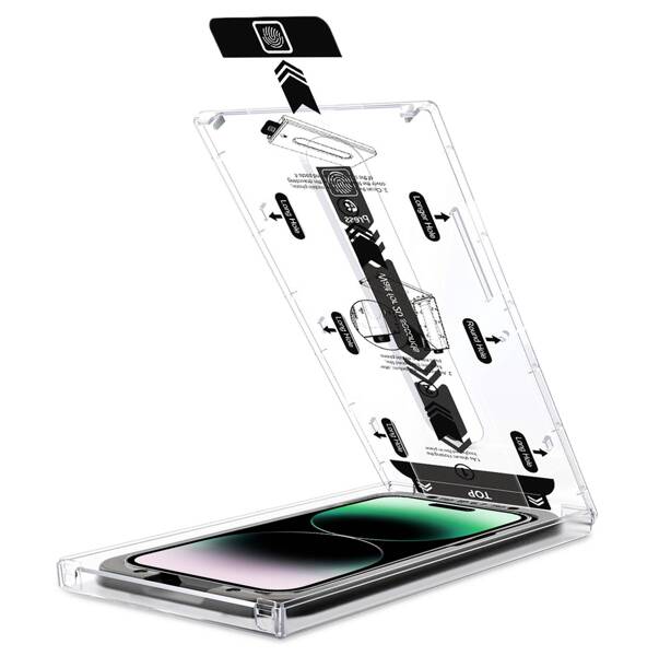 moVear mBOX GLASS mSHIELD 2.5D for Apple iPhone 14 Pro (6.1") (easy installation)