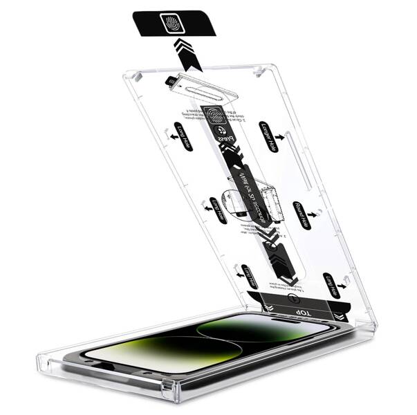 moVear mBOX GLASS mSHIELD 2.5D for Apple iPhone 14 Pro Max (6.7") (easy installation)