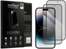 2 pcs. | moVear GLASS mSHIELD 3D PRO privacy for Apple iPhone 14 Pro (6.1") | (Privatizing)