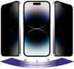 2 pcs. | moVear GLASS mSHIELD 3D PRO privacy for Apple iPhone 14 Pro (6.1") | (Privatizing)