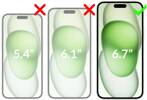 2 pcs. | moVear mBOX GLASS mSHIELD 2.5D MAX privacy for Apple iPhone 16 Plus / 15 Plus (6.7") (Anti spy, with Applicator)