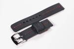 Leather watch strap