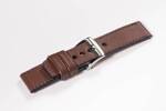 Leather watch strap