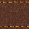 Strap C1 18mm | Dark brown / Orange thread | Leather parts without buckle