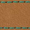 Strap C1 22mm | Light brown / Turquoise thread | Leather parts without buckle