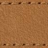 Strap C1 24mm | Light brown / Brown golden thread | Leather parts without buckle