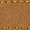 Strap C1 24mm | Light brown / Yellow thread | Leather parts without buckle