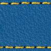 Strap C1 26mm | Blue / Yellow thread | Leather parts without buckle