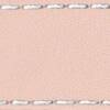 Watch strap pad W1 20mm | Flesh pink / White thread