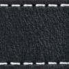 Watch strap pad W1 26mm | Black / White thread