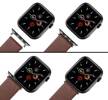 moVear | 18mm watch strap adapter for Apple Watch 9/8/7/6/SE/5/4/3/2/1 (45/44/42mm) & Ultra (49mm) | Black, Stainless steel +PVD